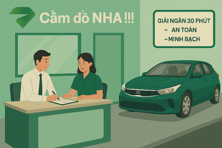 Cầm xe ô tô giải ngân nhanh