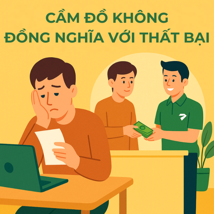 Cầm đồ không đồng nghĩa với thất bại.