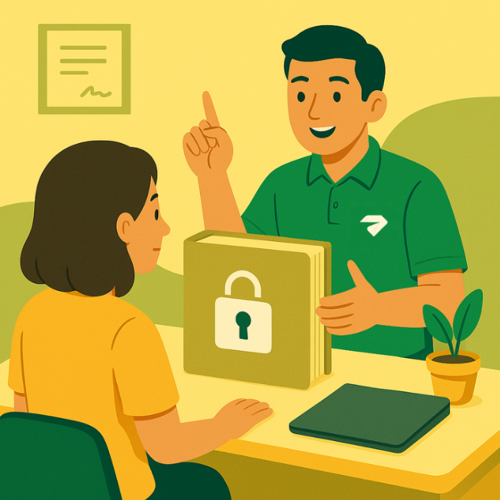 Cầm đồ bảo mật thông tin khách hàng