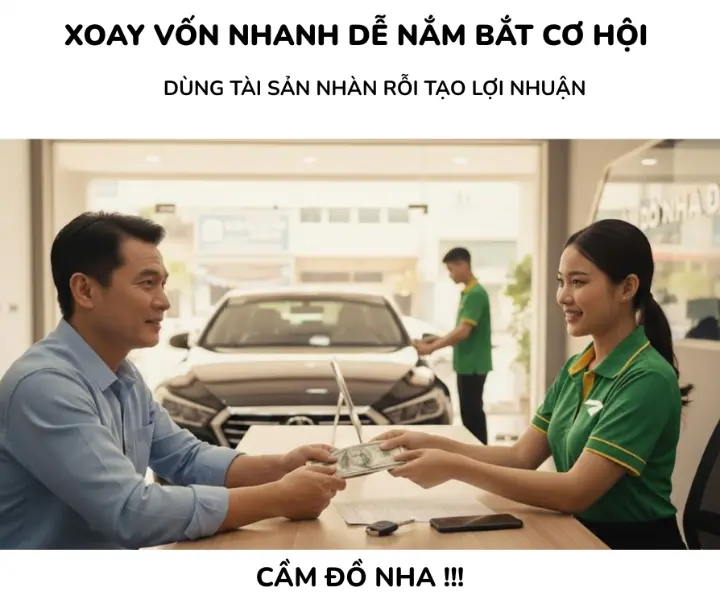 Xoay vốn nhanh bằng dịch vụ cầm xe ô tô tại Cần Thơ Xoay vốn nhanh bằng dịch vụ cầm xe ô tô tại Cần Thơ