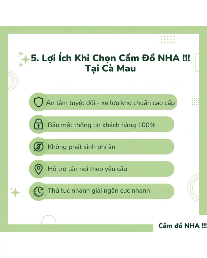 Lợi ích khi chọn Cầm đồ NHA !!! Lợi ích khi chọn Cầm đồ NHA !!!
