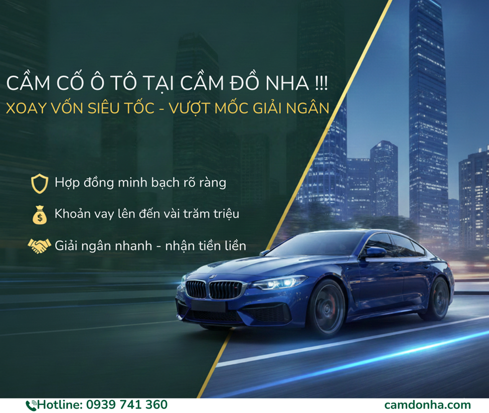 Cầm ô tô tại Cầm đồ NHA !!!