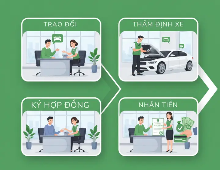 Quy trình cầm xe tại Cầm đồ NHA !!! Quy trình cầm xe tại Cầm đồ NHA !!!